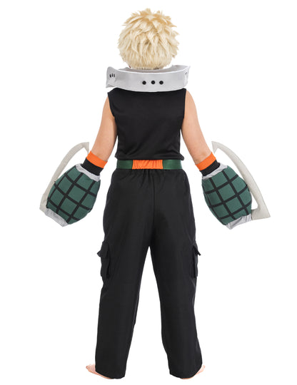 Vue de dos du déguisement Katsuki Bakugo My Hero Academia pour enfant