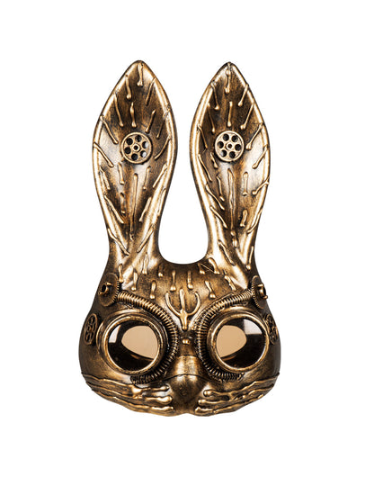 Pola maske Zlatni zečji steampunk