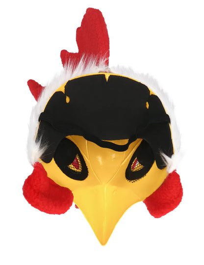 Polumaska od pliša pijetla za odrasle 