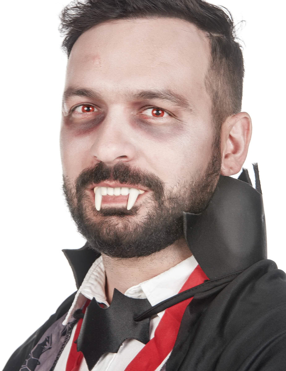 Krupni plan na vampirske zube za dijete i odrasli
