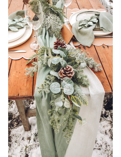 Girlanda od bora i eukaliptusa 53 cm 