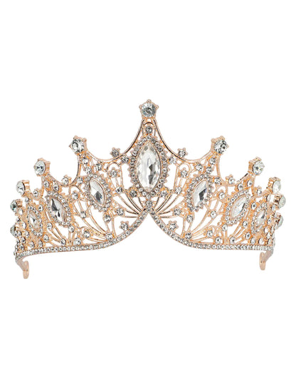 Metalna kraljevska tijara rose gold za odrasle