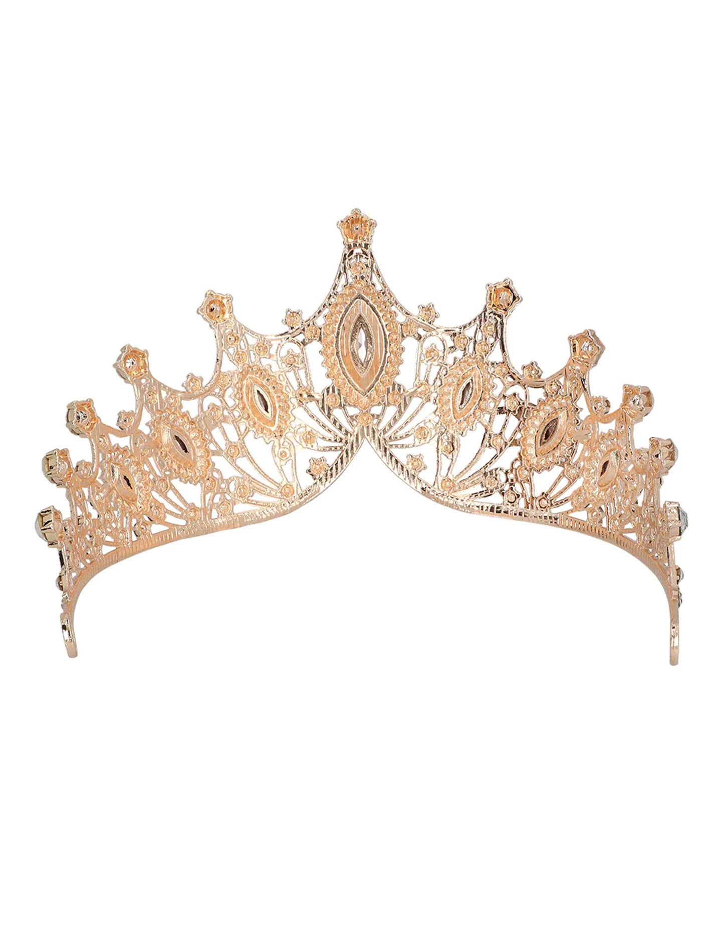Metalna kraljevska tijara rose gold za odrasle