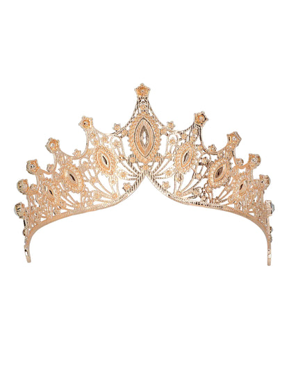 Metalna kraljevska tijara rose gold za odrasle