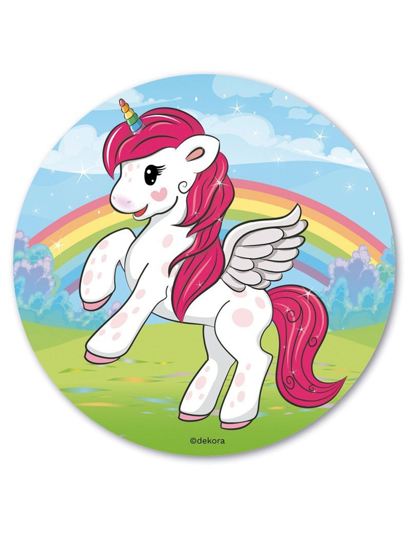 Disk od vafle za jednorog