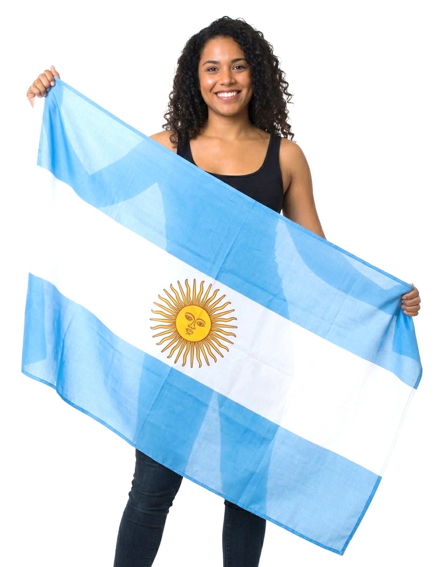 Zastava Argentine od tkanine 150 x 90 cm 