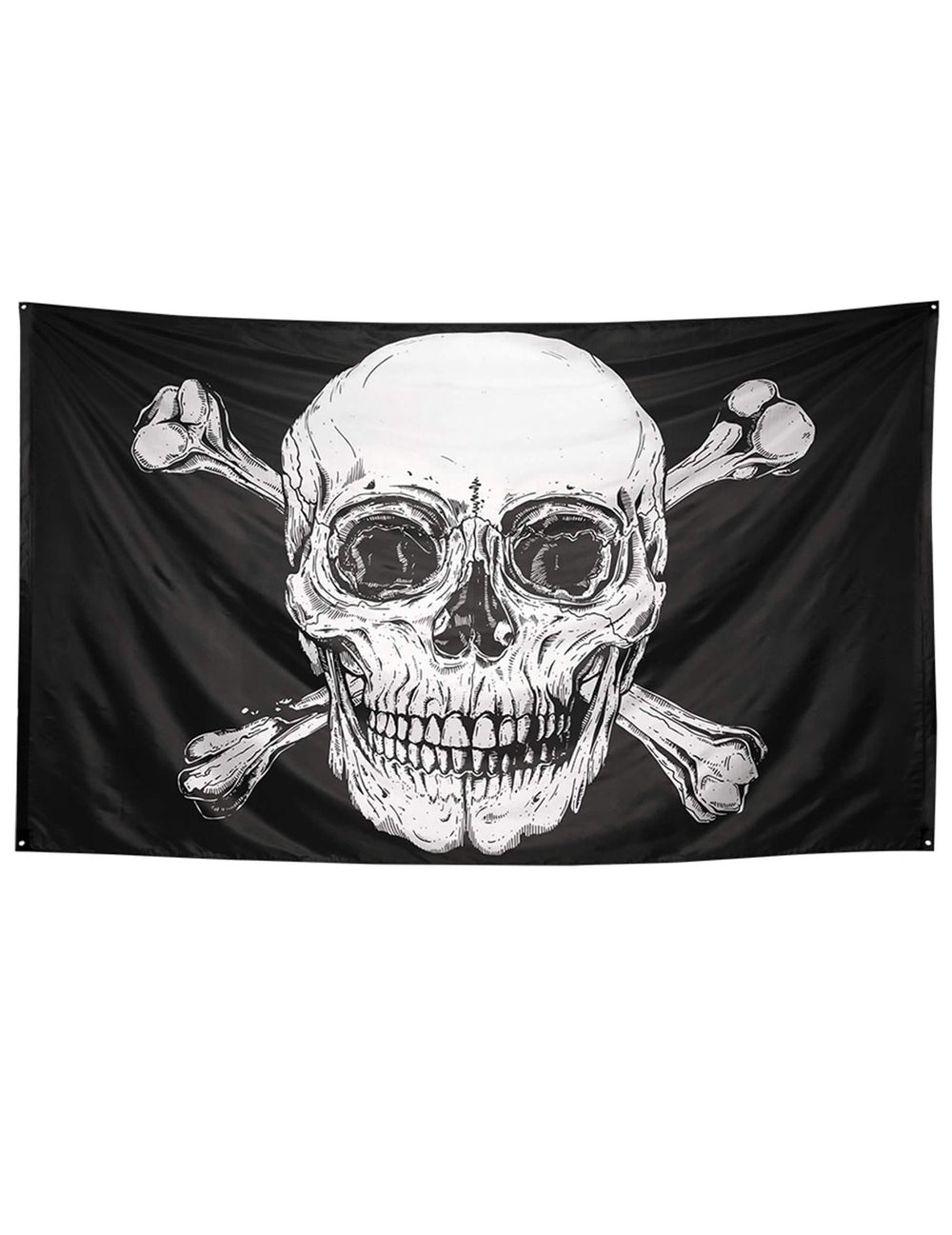 Pirátska zastava Jolly Roger za dekoraciju crno i bijelo