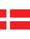 Navijačka zastava Danska 90 x 150 cm