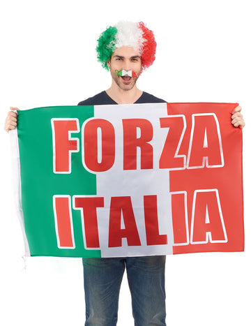 Navijačka zastava Italije Forza Italia 70 x 90 cm 