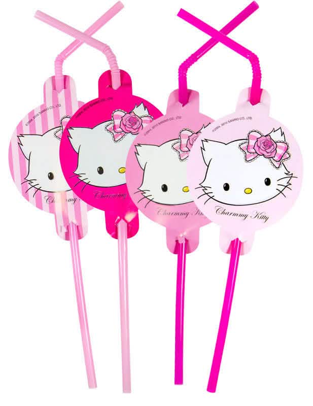 8 slamke Charmmy Kitty za dijete roza