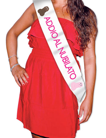 Addio al nubilato metalik šal 168 x 10 cm