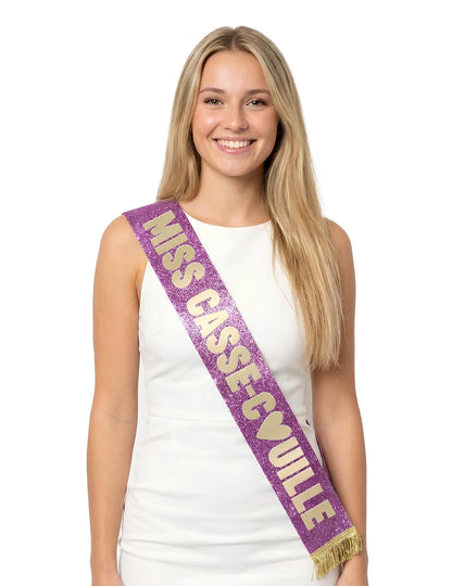 Šal Miss Casse-couille sa šljokicama 