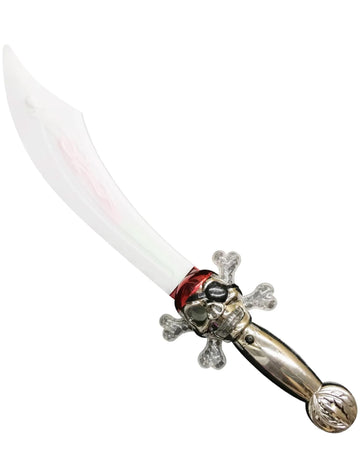 Svjetleći piratski mač 40 cm 