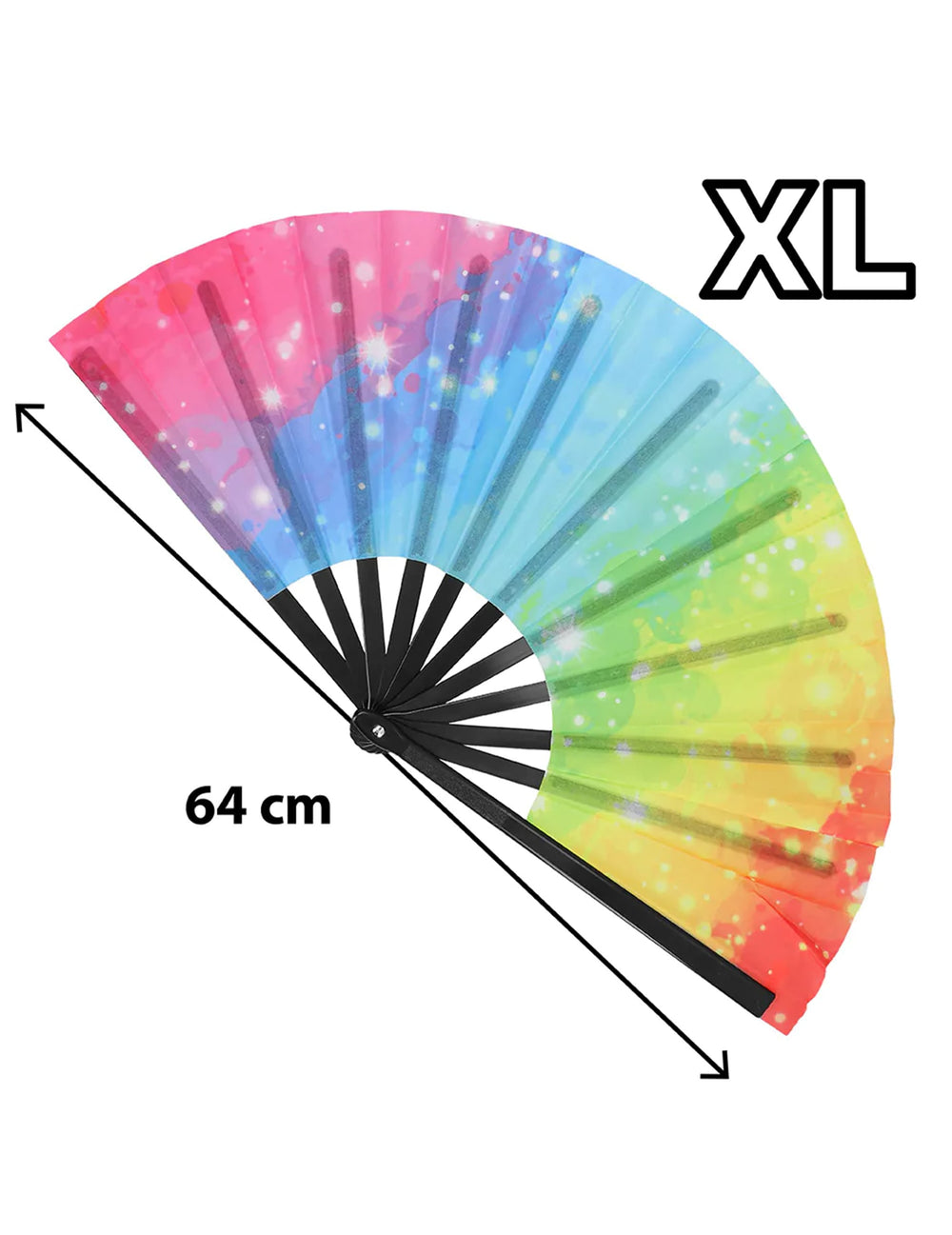 Dimensions de l'envergure du Eventail géant arc en ciel