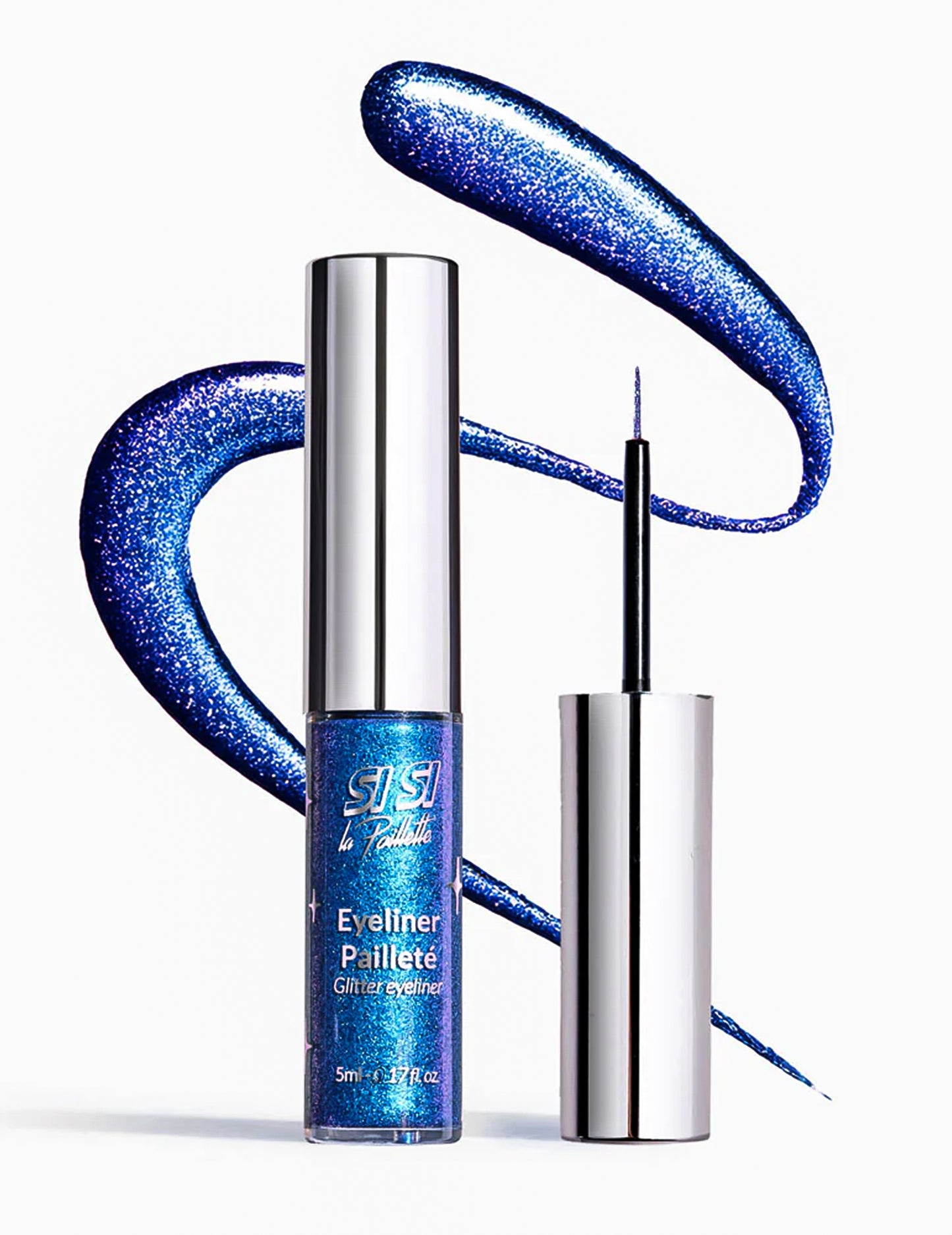 Eyeliner sa šljokicama, električno plavi - Si si la paillette™