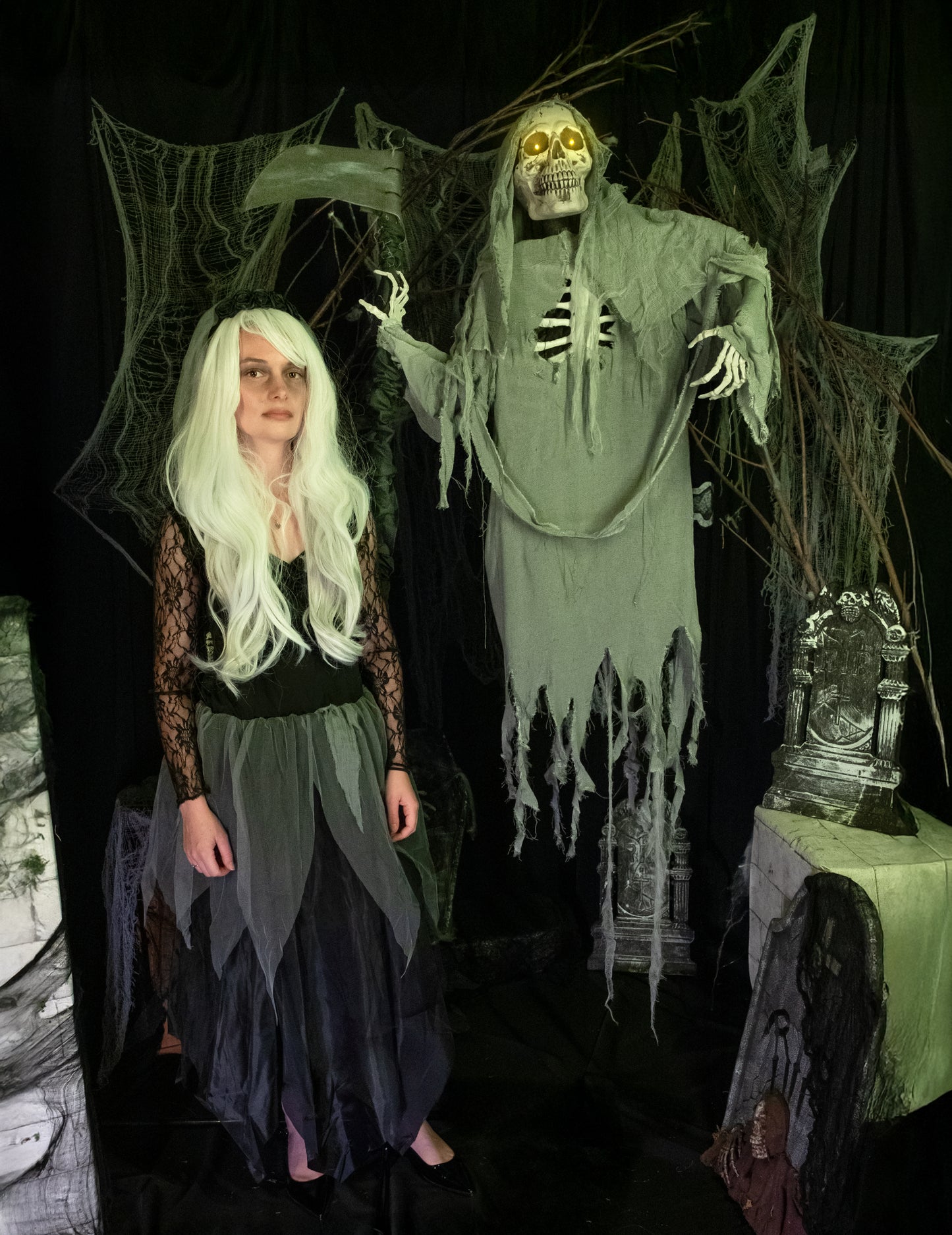 Zastrašujući plutajući žetelica 183 cm