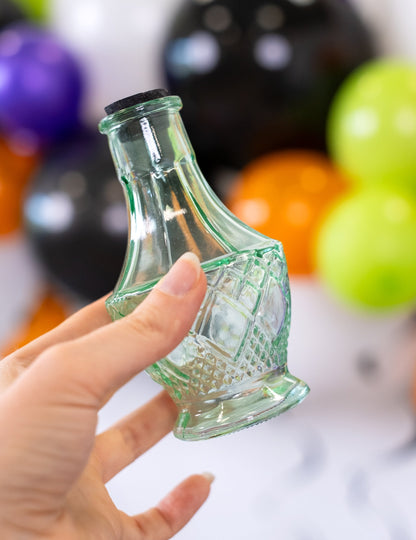 Zelena staklena bočica 11,5 cm