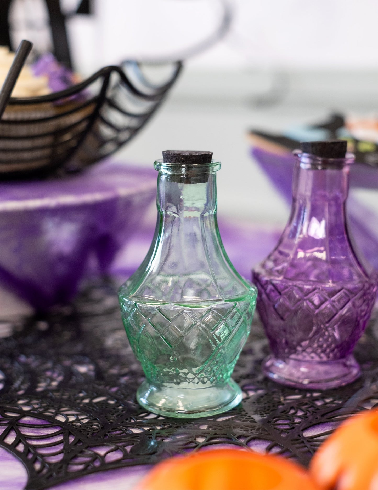 Zelena staklena bočica 11,5 cm