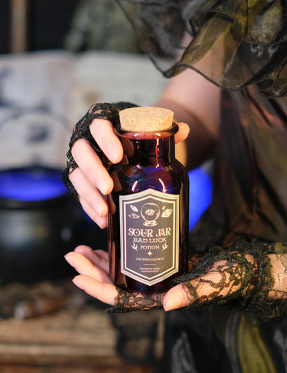 Purple napitak od staklene bočice kisela staklenka 13.5 cm