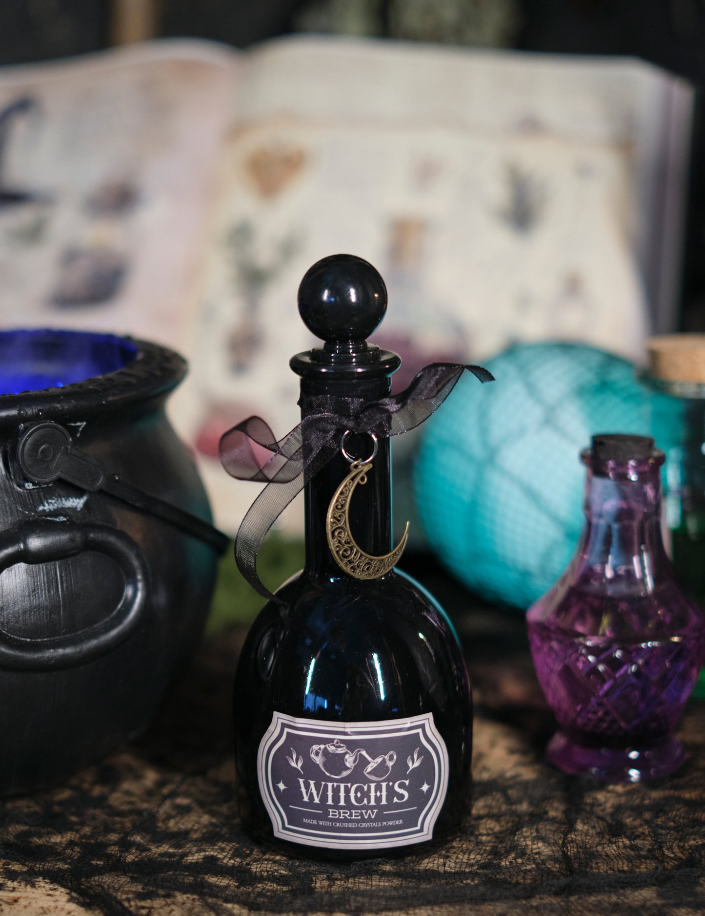 Vještica crna magija bočica 19,5 cm