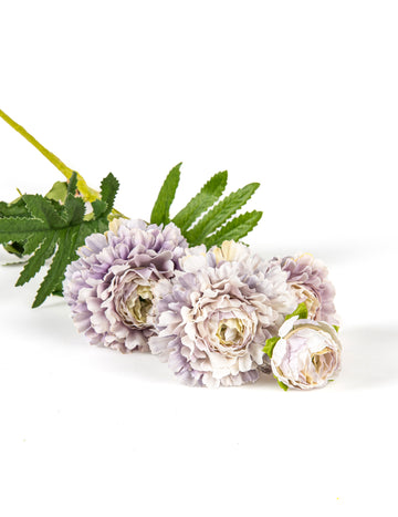 Umjetni cvjetovi cinije lila na stabljici 61 cm rustikalni dekor