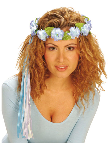 Višebojni cvjetni prsten za vilinu kose