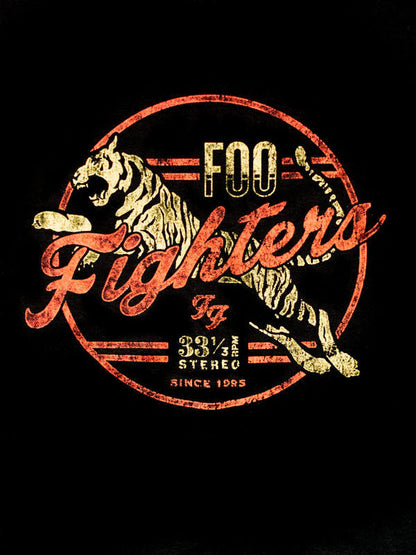 Foo Fighters majica Tiger Exclusive majica crno-crveno-žuta 