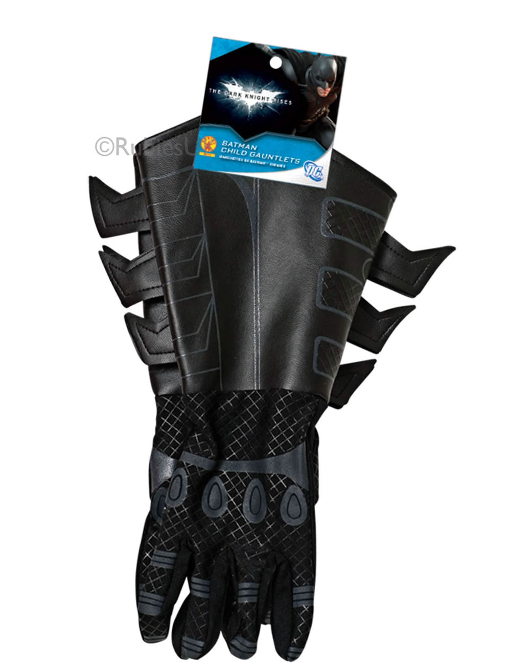 Batmanove rukavice The Dark Knight za dijete crna s šiljcima