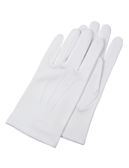 Luksuzne bijele rukavice za odrasle Djeda Mraza