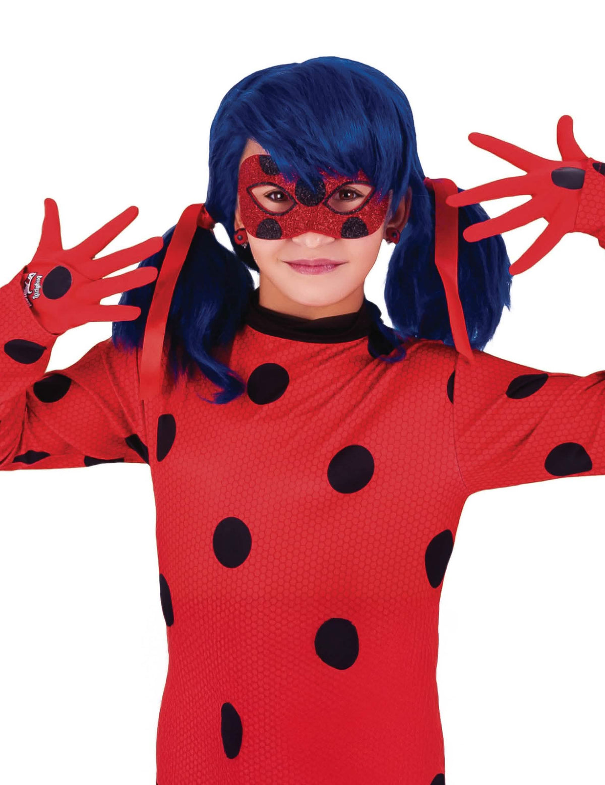 rukavice Ladybug™ za dijete crvene s crnim točkama