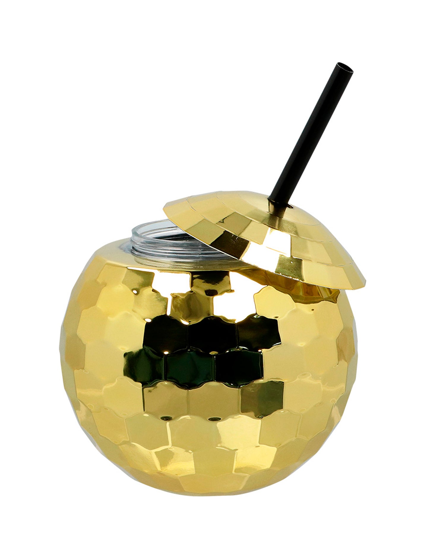 Disco kuglica s zlatnom slamom 650ml