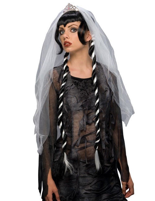 Crno-bijela gotička vjenčanica