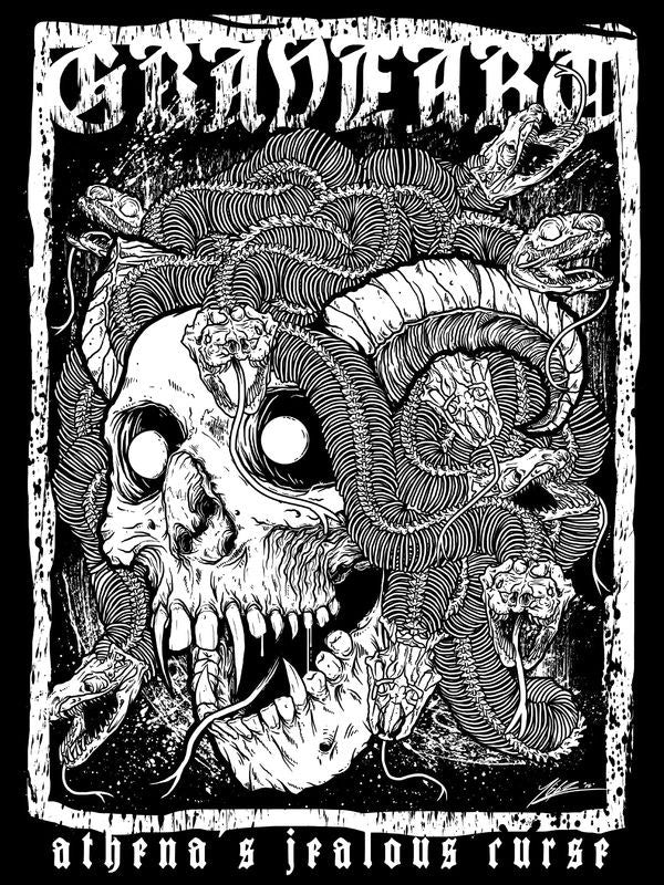 Crni top s printom lubanje za žene