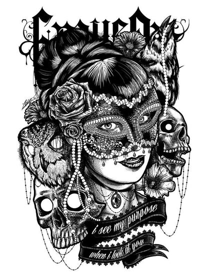 Ženska crno-bijela majica bez rukava