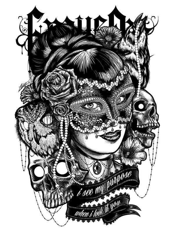 Ženska crno-bijela majica bez rukava