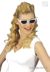 Lunettes de supporter Grèce pour femme bleu et blanc