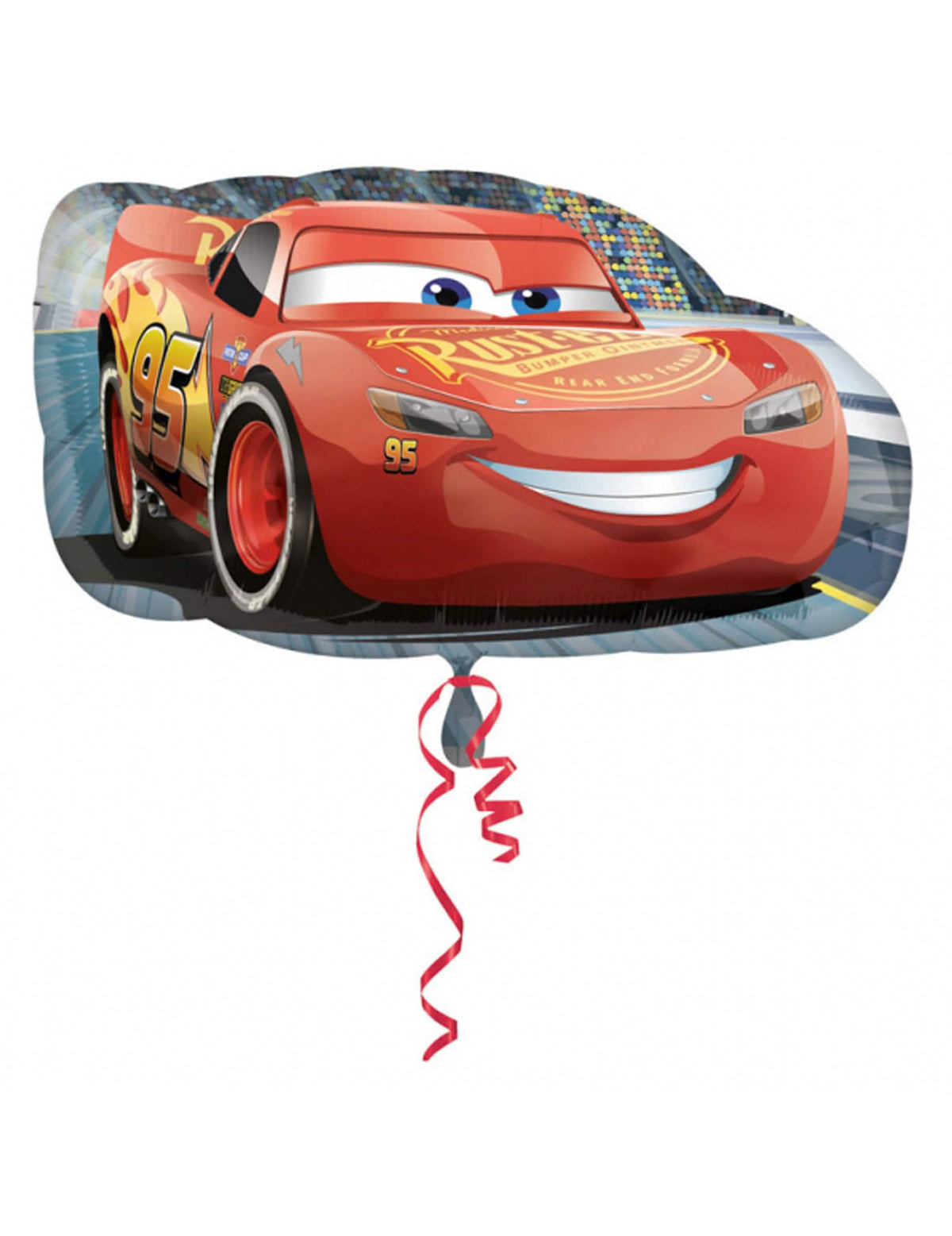 Balon od aluminija Cars 3 za dijete crvena
