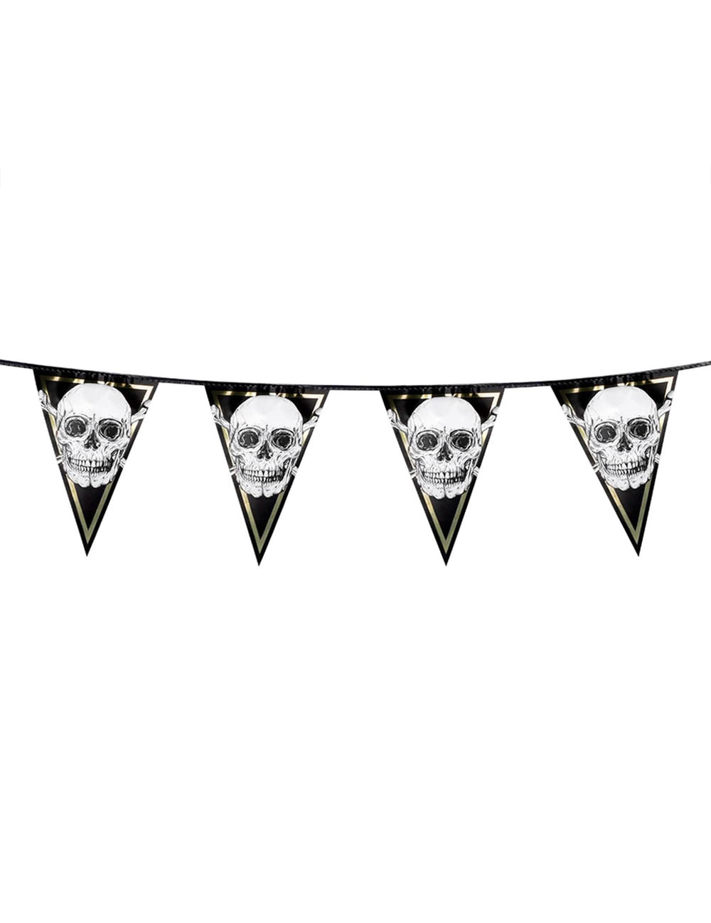 Pregled plastične zastavice s zastavicama Pirate Jolly Roger