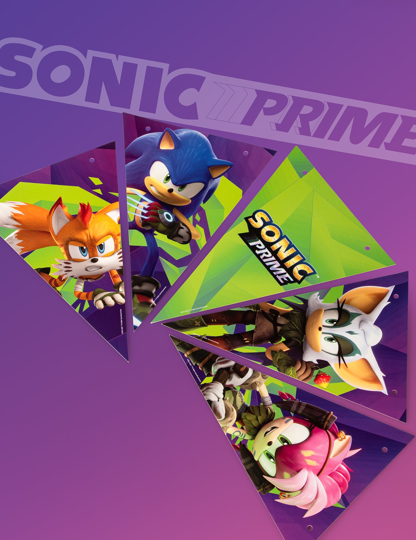 Sonic Prime 2 m u zastavicama