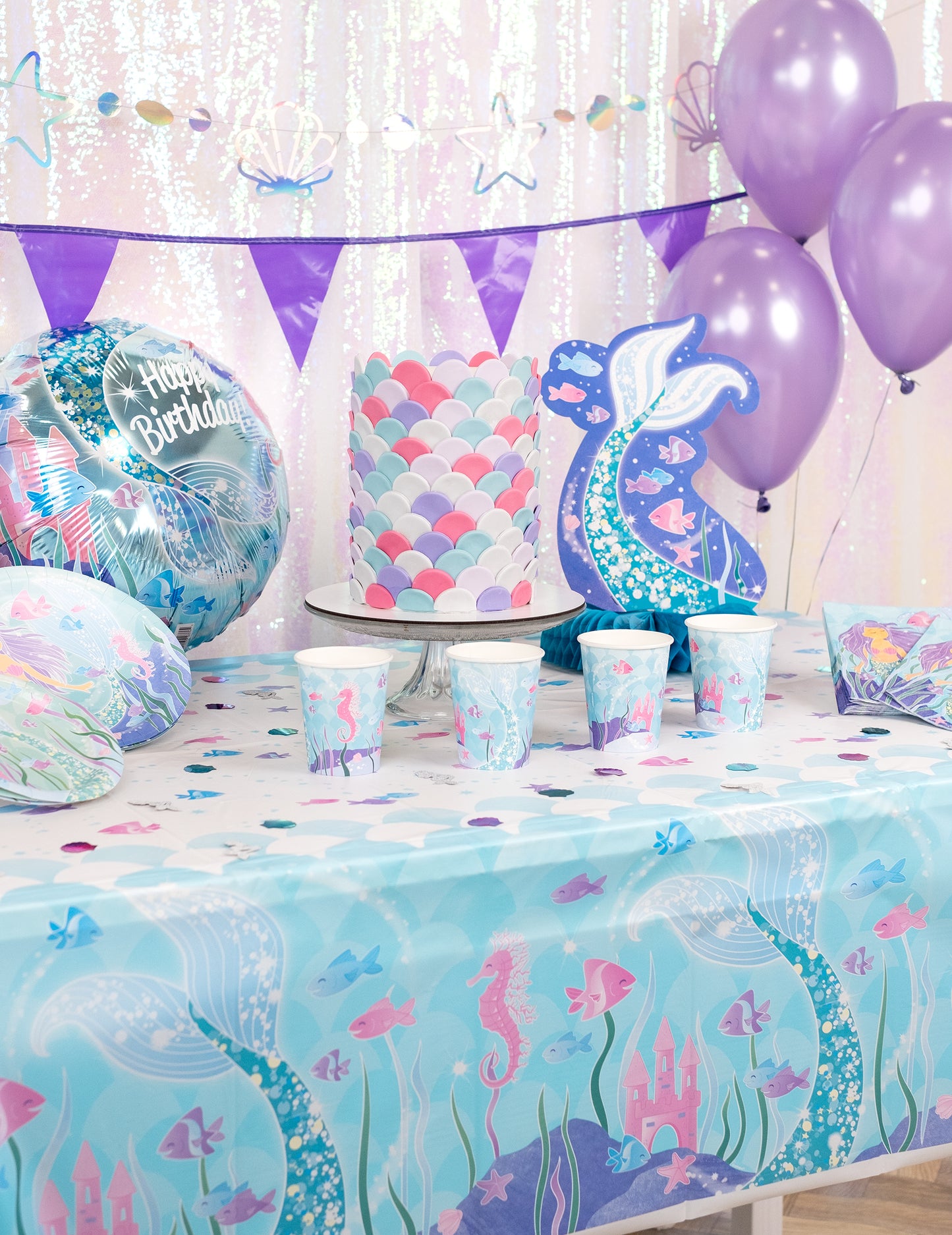 Vijenac u mini svrha ljubičasta 3 m