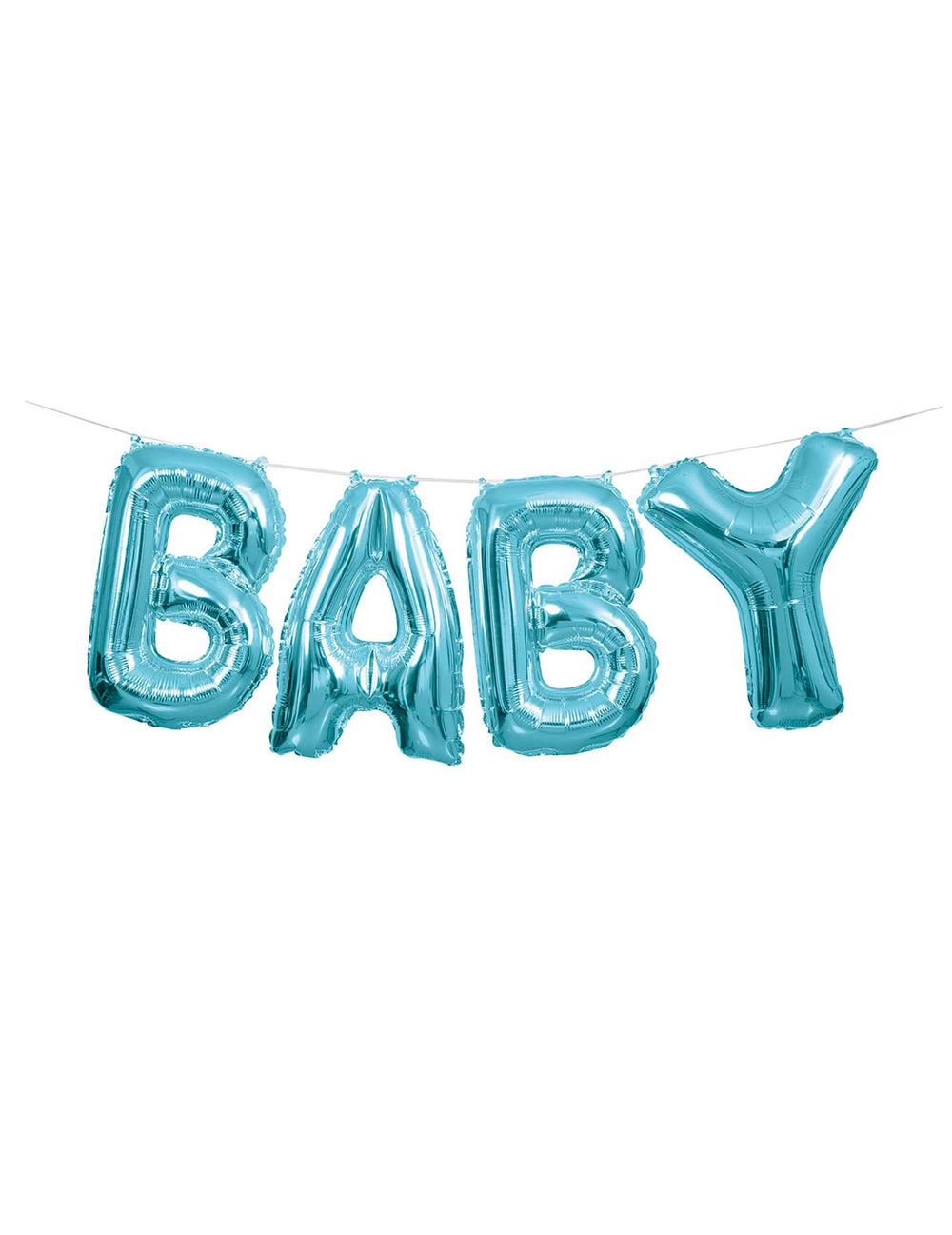 aluminijski baloni slova baby za vijenac plava