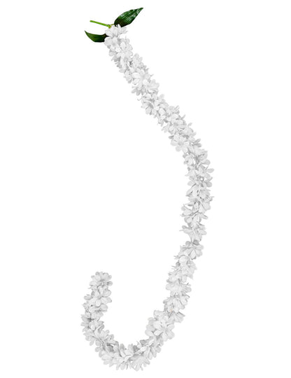 Vijenac od bijelih cvjetova orhideje 168 cm za vjenčanje