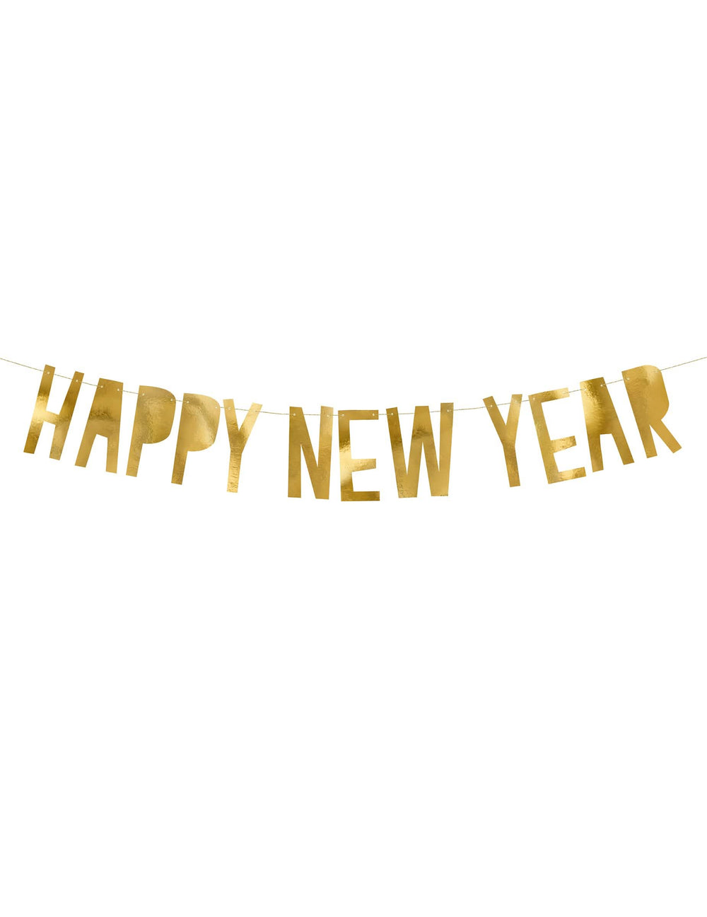 Girlanda od kartona Happy New Year za zlatnu dekoraciju zabave