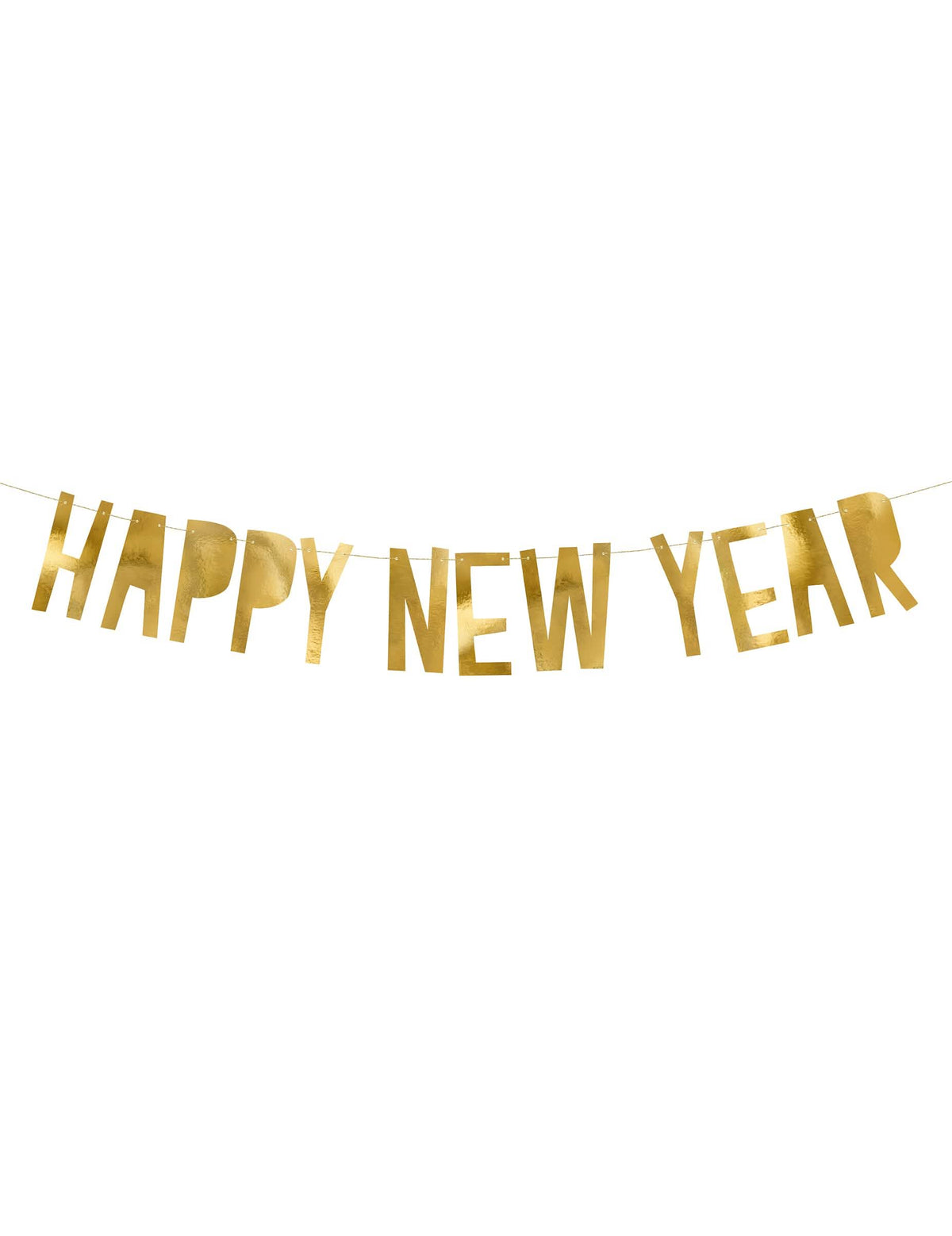 Girlanda od kartona Happy New Year za zlatnu dekoraciju zabave
