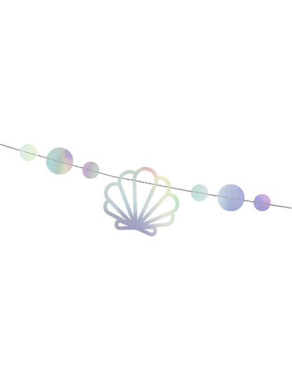 Holografski karton od sirena Garland 1,65 m