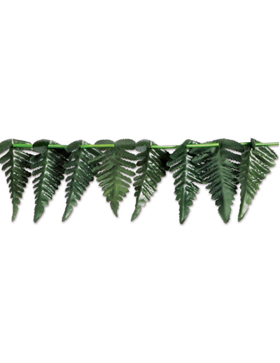 Guirlande feuilles tropicales pour fête hawaïenne verte en polyester