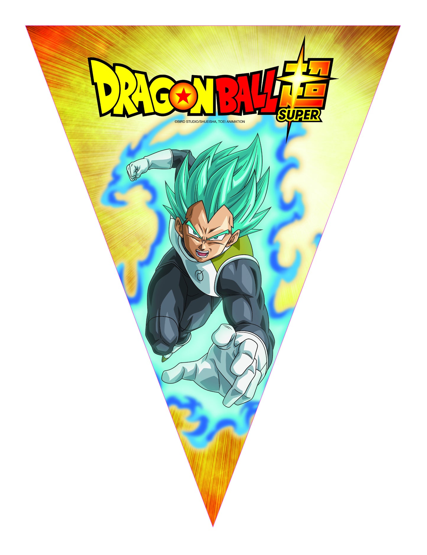 Papirnata girlanda sa zastavicama Dragon Ball Super™ 360 cm 