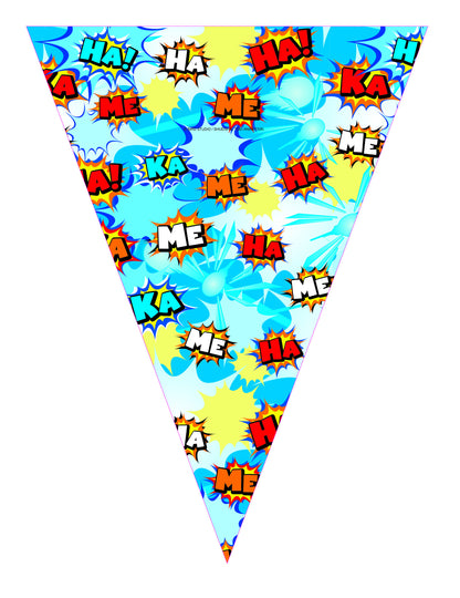 Papirnata girlanda sa zastavicama Dragon Ball Super™ 360 cm 