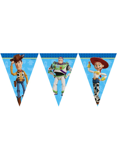 Vijenac s trokutastim zastavicama Toy Story 5™ 230 cm