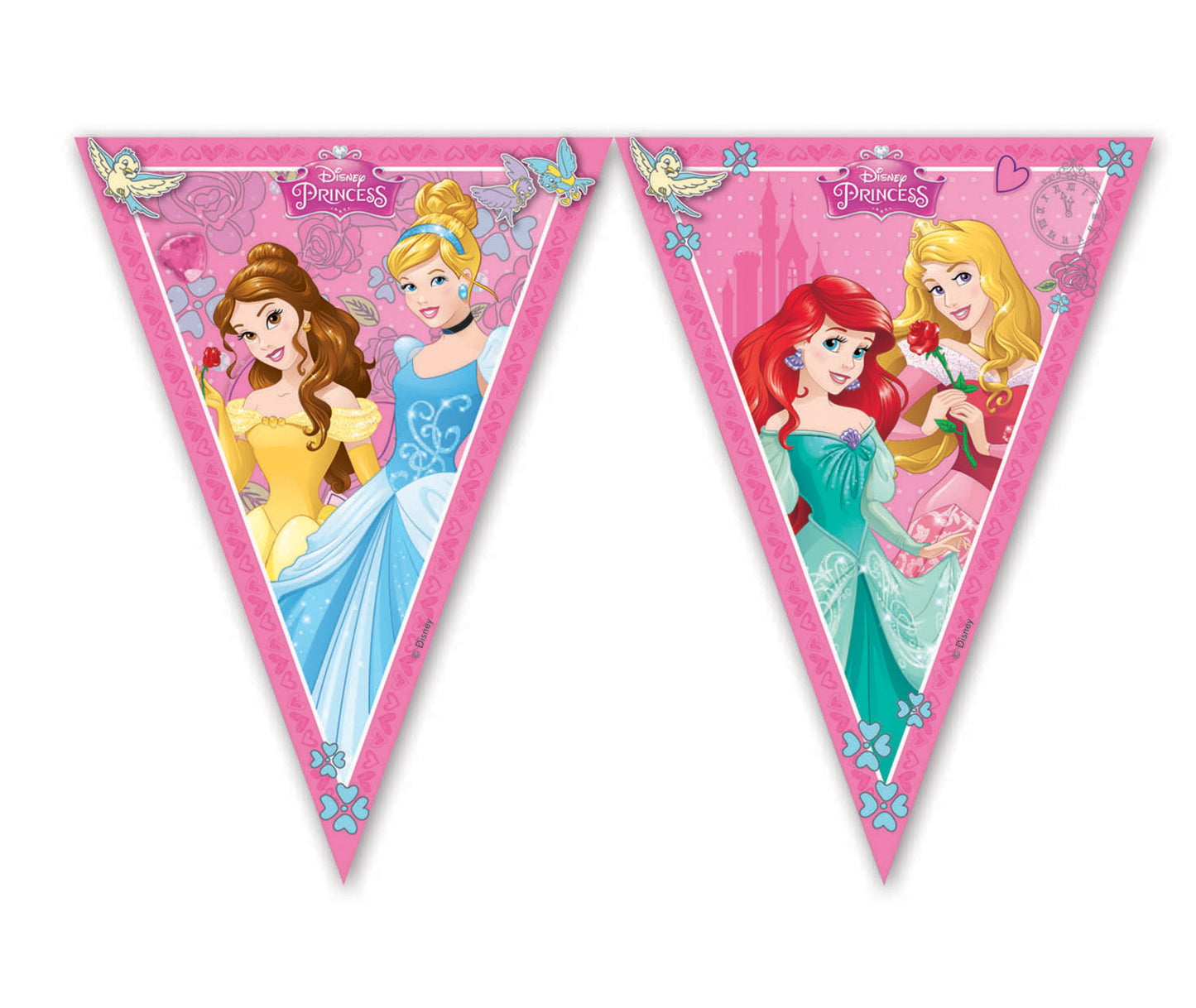 Zastavice girlanda Disney™ princeze 